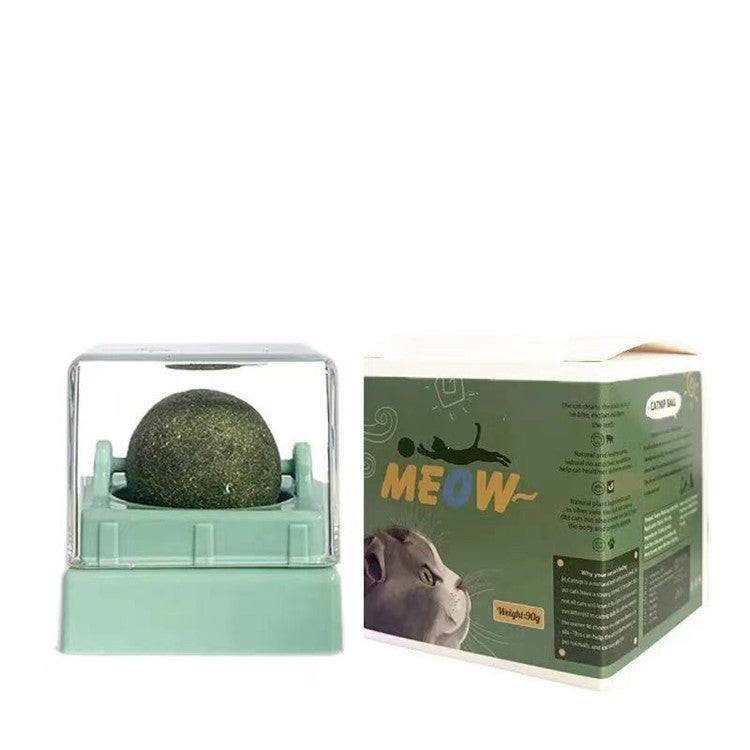 New Pet Molar Teeth Cleaner Cat Mutian Polygonum Rotating Catnip Ball