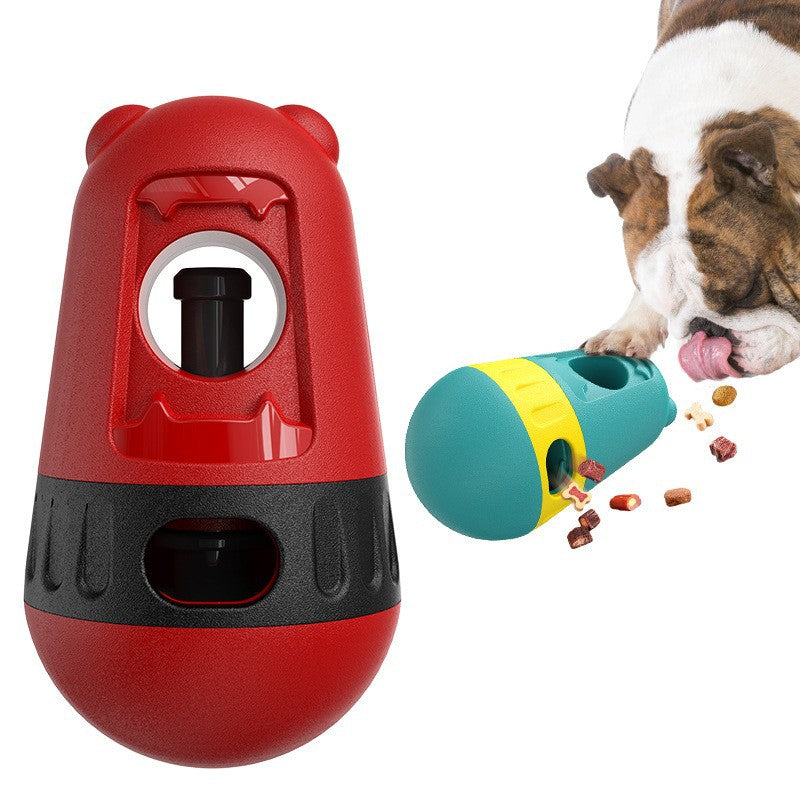 New Slow Food Dropping Ball Snack Stick Holder Dog Toy