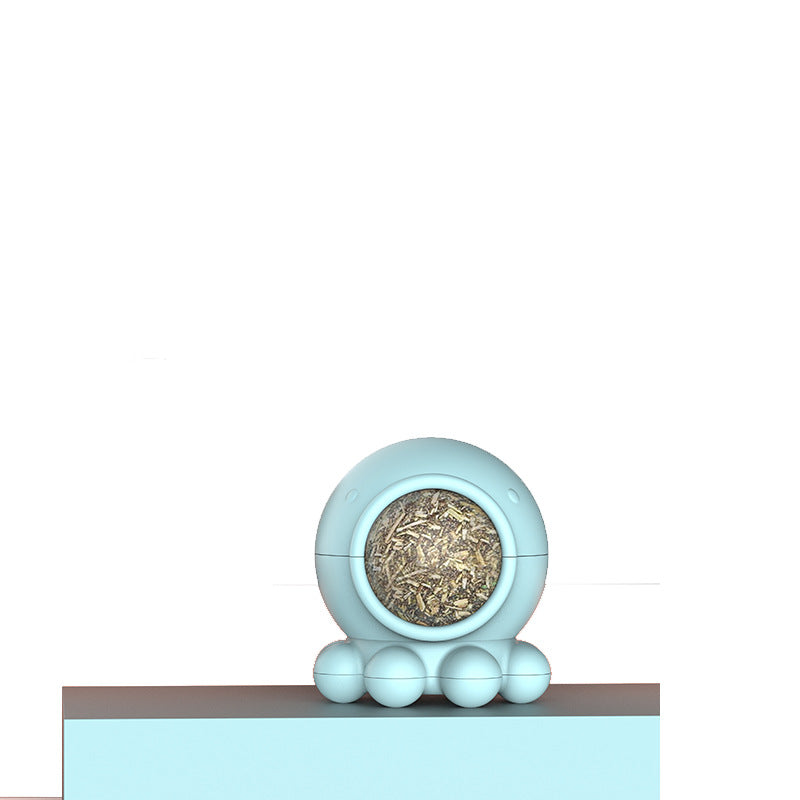 Octopus Catnip Toy Ball Licking Rotating Molar