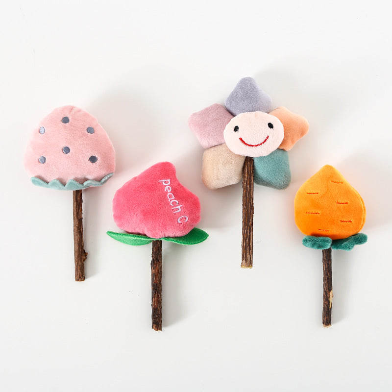 Pet Cat Mutian Polygonum Stick Plush Molar Stick