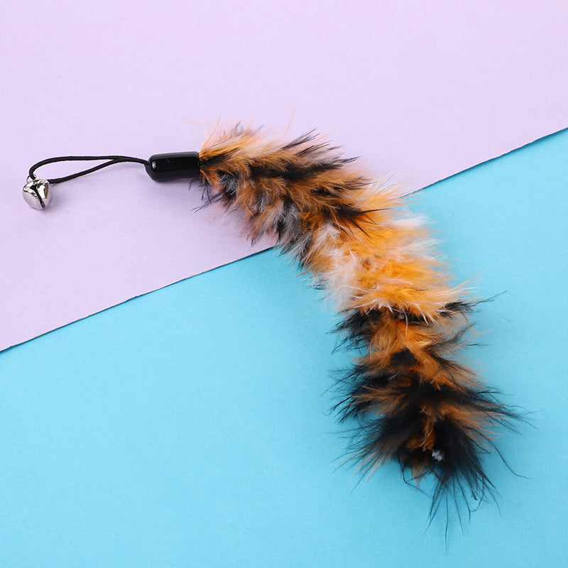 Pet Cat Toy Long Turkey With Bells