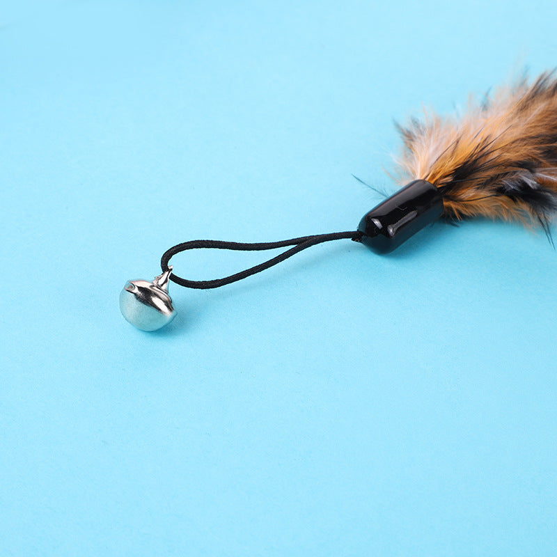 Pet Cat Toy Long Turkey With Bells