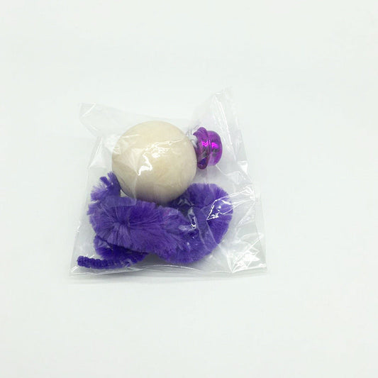 Pet Supplies Wooden Bead Bell Color Funny Cat Vocal Puzzle Cat Bug Toy