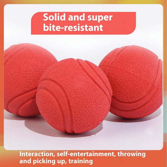 Pet The Dog Rubber Toy Ball