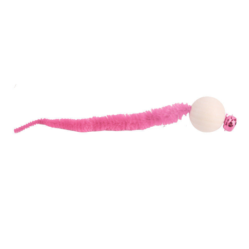 Pet cat toy tail bell