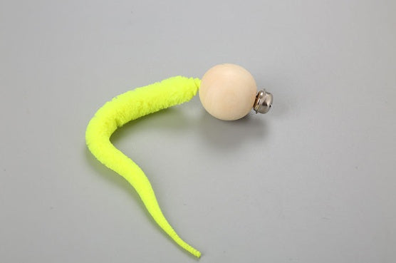 Pet cat toy tail bell