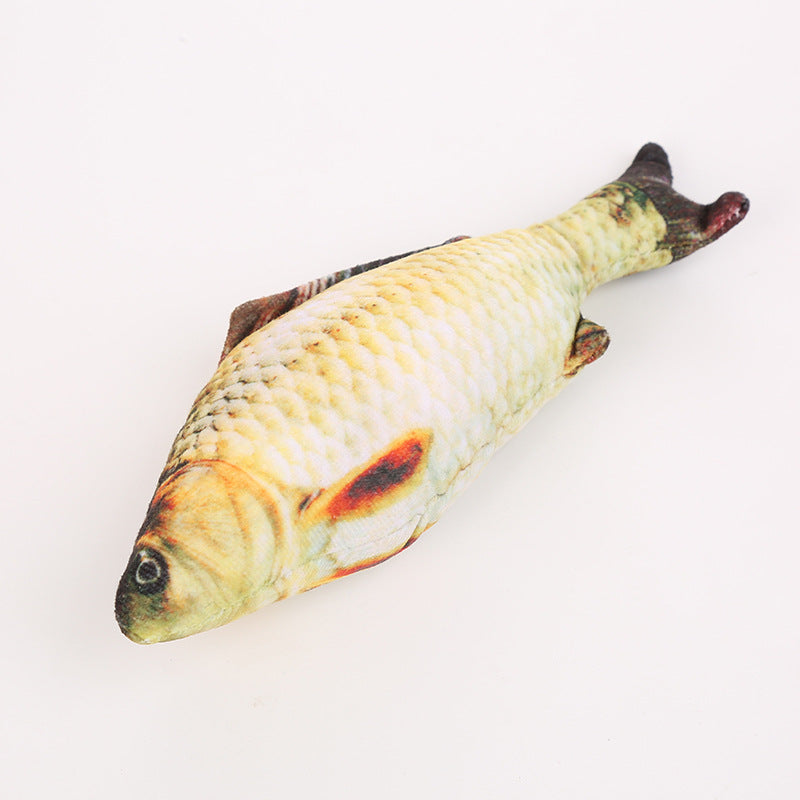 Pet cat toy telescopic rod combination set catnip fish