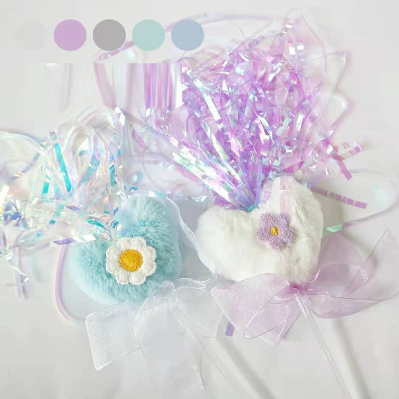 Plush Love Tassel Funny Cat Stick Toy