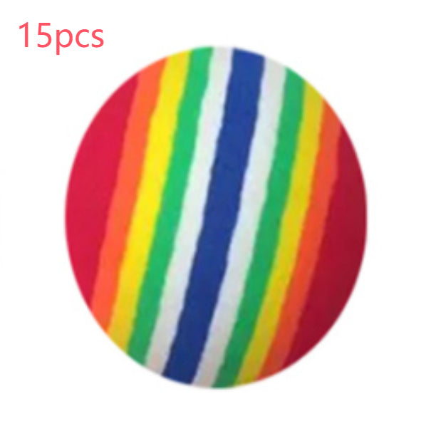Rainbow Interactive Cat Ball Toy