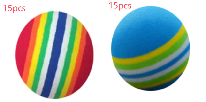 Rainbow Interactive Cat Ball Toy