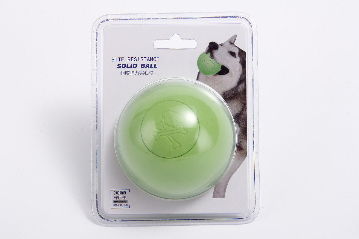 Rubber Pet Solid Bouncy Ball Dog Toy